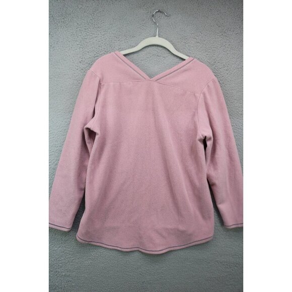 Cuddl Duds Fleece w/Stretch Thick Pajama Set-Size Medium-Drawstring-Pockets - Picture 14 of 16